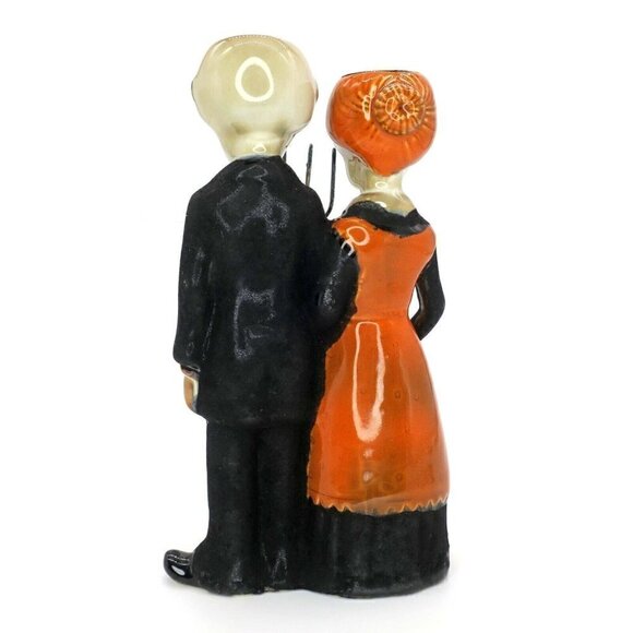 Yankee Candle Boney Bunch Gothic Farmers Taper Holder 2009 Halloween Retired - Picture 3 of 4